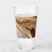 Zion Canyon Wall I Abstracte Natuur Fotografie Glas (Achterkant)