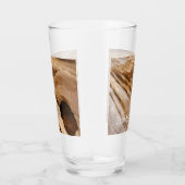 Zion Canyon Wall I Abstracte Natuur Fotografie Glas (Rechts)