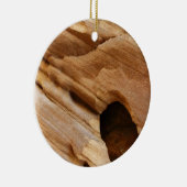 Zion Canyon Wall I Abstracte Natuur Fotografie Keramisch Ornament (Rechts)