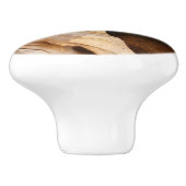 Zion Canyon Wall I Abstracte Natuur Fotografie Keramische Knop (Zijkant)