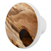 Zion Canyon Wall I Abstracte Natuur Fotografie Keramische Knop (Rechts)