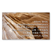 Zion Canyon Wall I Abstracte Natuur Fotografie Magnetisch Visitekaartje (Voorkant)