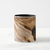 Zion Canyon Wall I Abstracte Natuur Fotografie Mok (Midden)