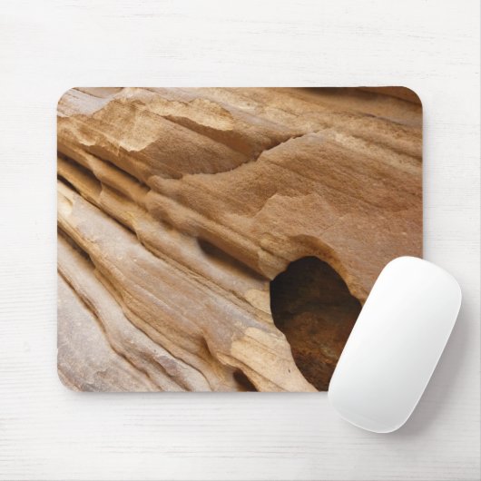 Zion Canyon Wall I Abstracte Natuur Fotografie Muismat (Met muis)