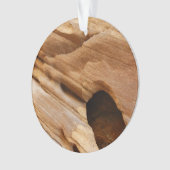 Zion Canyon Wall I Abstracte Natuur Fotografie Ornament (voorkant)