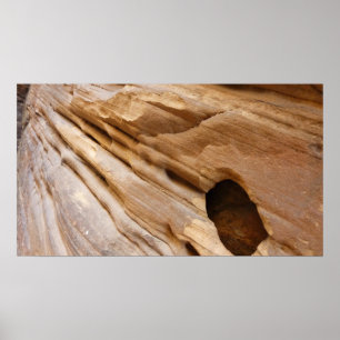 Zion Canyon Wall I Abstracte Natuur Fotografie Poster