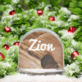 Zion Canyon Wall I Abstracte Natuur Fotografie Sneeuwbol (Kerstmis)