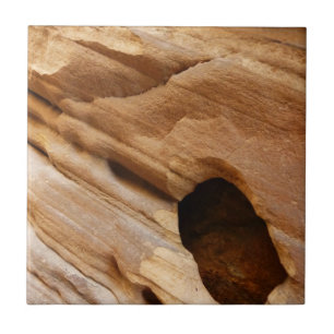 Zion Canyon Wall I Abstracte Natuur Fotografie Tegeltje