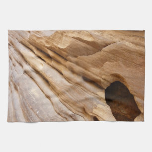 Zion Canyon Wall I Abstracte Natuur Fotografie Theedoek
