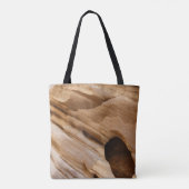 Zion Canyon Wall I Abstracte Natuur Fotografie Tote Bag (Achterkant)