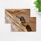 Zion Canyon Wall I Abstracte Natuur Fotografie Visitekaartje (Bureau)