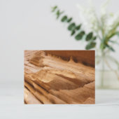 Zion Canyon Wall II Red Rock Abstracte fotografie Briefkaart (Staand voorkant)