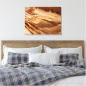 Zion Canyon Wall II Red Rock Abstracte fotografie Canvas Afdruk (Insitu (Slaapkamer))