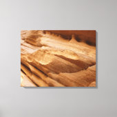 Zion Canyon Wall II Red Rock Abstracte fotografie Canvas Afdruk (Voorkant)