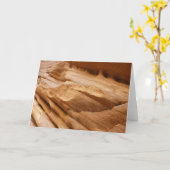 Zion Canyon Wall II Red Rock Abstracte fotografie Kaart (Gele Bloem)