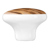 Zion Canyon Wall II Red Rock Abstracte fotografie Keramische Knop (Zijkant)