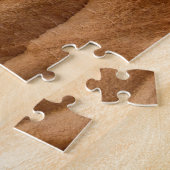 Zion Canyon Wall II Red Rock Abstracte fotografie Legpuzzel (Zijkant)