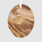 Zion Canyon Wall II Red Rock Abstracte fotografie Ornament (voorkant)