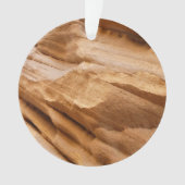 Zion Canyon Wall II Red Rock Abstracte fotografie Ornament (voorkant)