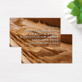 Zion Canyon Wall II Red Rock Abstracte fotografie Visitekaartje (Bureau)