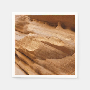 Zion Canyon Wand II Rood Rots Abstracte Fotografie Servetten