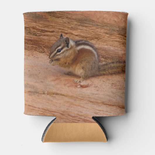 Zion Chipmunk op Red Rocks Blikjeskoeler (Voorkant)