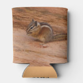 Zion Chipmunk op Red Rocks Blikjeskoeler (Achterkant)