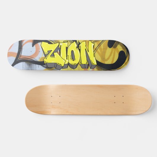 Zion Graffiti aangepast aangepast skateboard (Horizontaal)