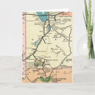 Zion - Grand Canyon  kaart