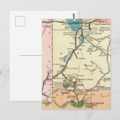 Zion - Grand Canyon Oude kaart (Voorkant / Achterkant)