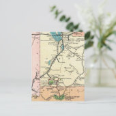 Zion - Grand Canyon Vintage Kaart  (Staand voorkant)