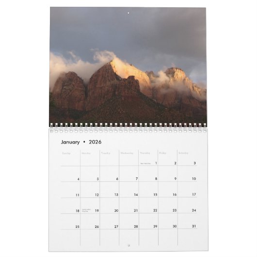 Zion Kalender (Jan 2026)