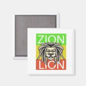 ZION LION MAGNEET (Voorkant / Achterkant)