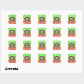 ZION LION RONDE STICKER (Vel)