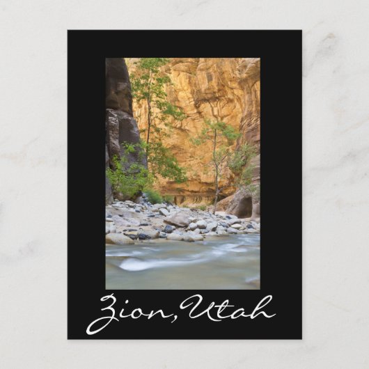 Zion Narrows Briefkaart (Voorkant)