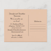 Zion Narrows, nieuwe adresaankondiging Aankondigingskaart (Achterkant)