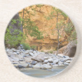 Zion Narrows Zandsteen Onderzetter (Voorkant)