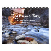 Zion Nationaal Park Utah Fine Art Photography 2026 Kalender (Hoes)