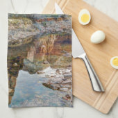 Zion National Park Angels Landing - Digitale verf Theedoek (Quarter Fold)