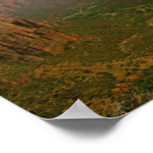 Zion National Park - Angels Landing Poster (Hoek)