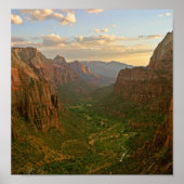 Zion National Park - Angels Landing Poster (Voorkant)