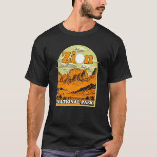 Zion National Park Artwork Artistic Souven T-shirt