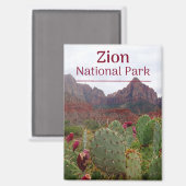 Zion National Park Bloom Magnet (Voorkant / Achterkant)
