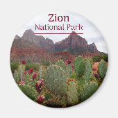 Zion National Park Bloom Magnet (Voorkant)