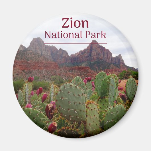 Zion National Park Bloom Magnet (Voorkant)