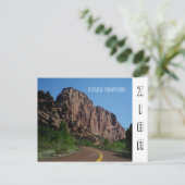 Zion National Park Briefkaart (Staand voorkant)