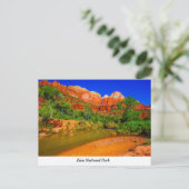 Zion National Park Briefkaart (Staand voorkant)