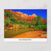 Zion National Park Briefkaart (Voorkant)