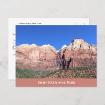 Zion National Park Briefkaart