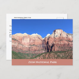 Zion National Park Briefkaart